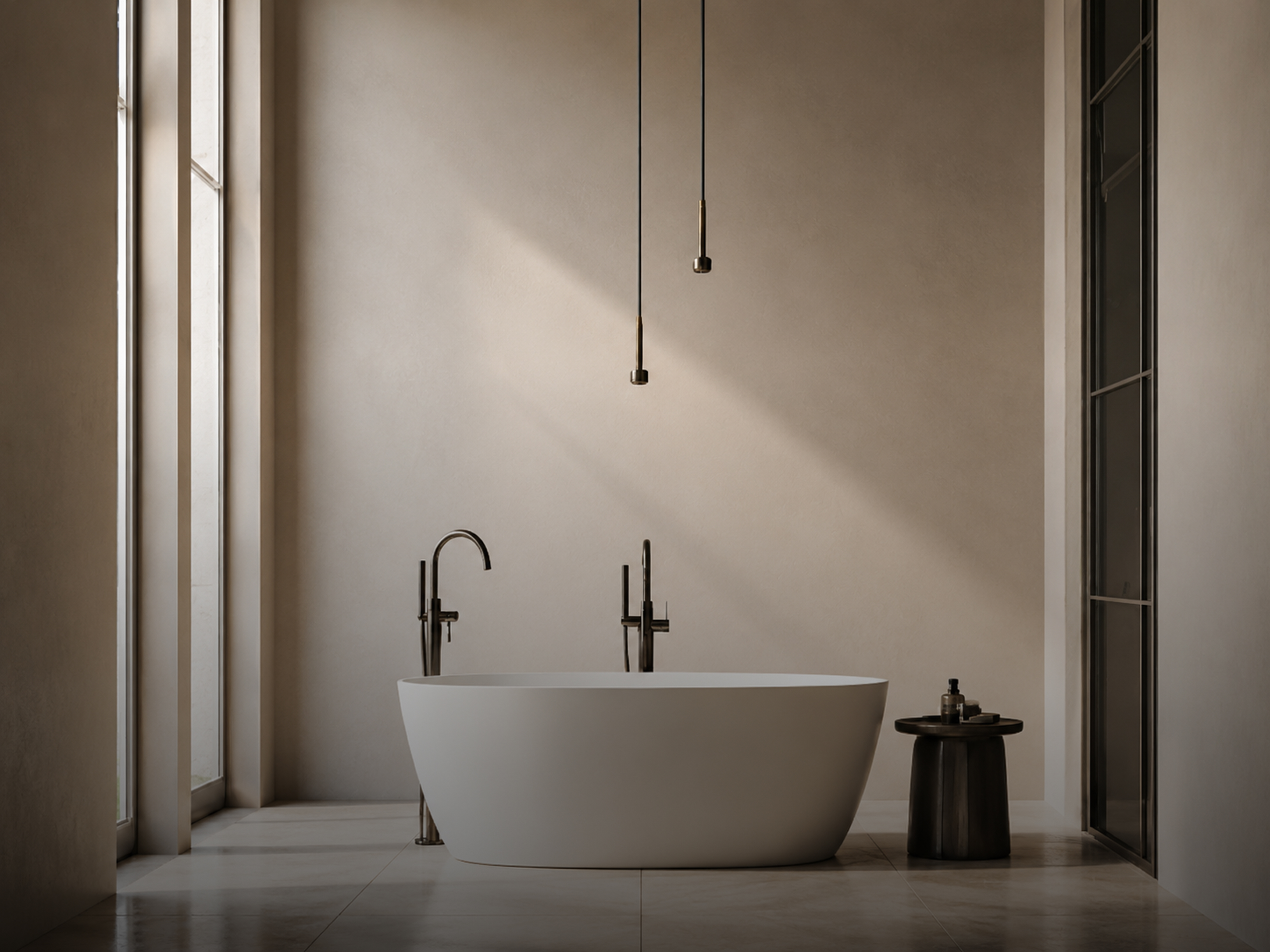 Luxury bathroom interior